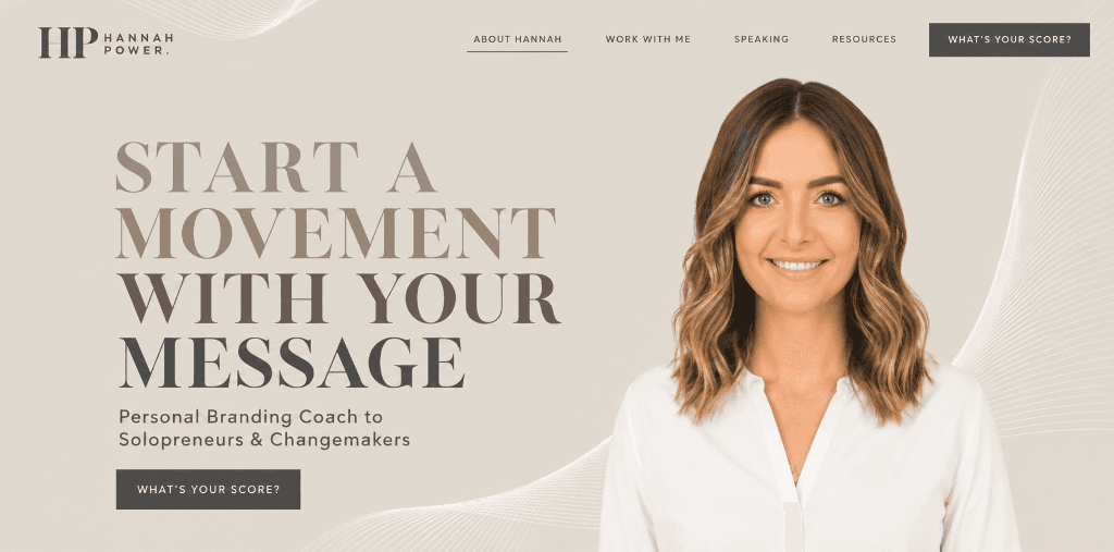 BrandNova Personal Brand Landing