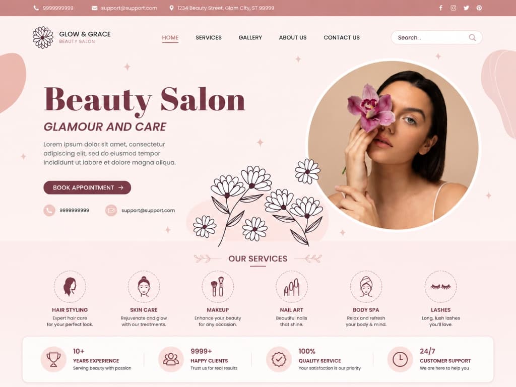 Elysian Spa & Salon Web