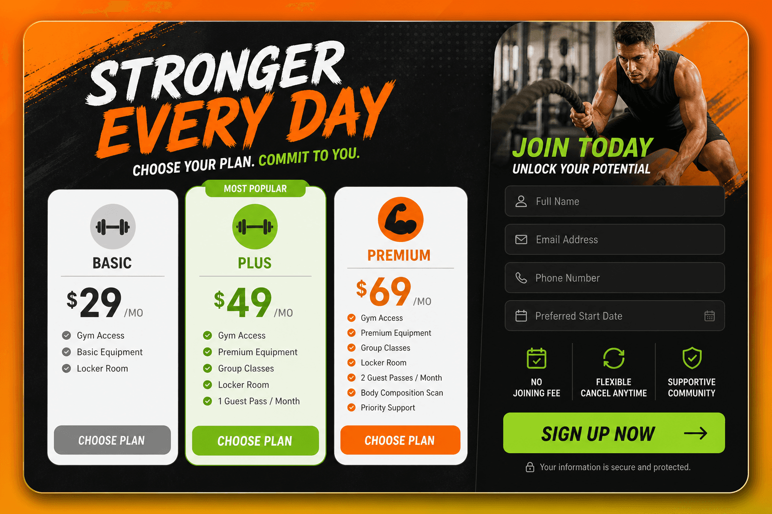 Titan Fitness Portal feature